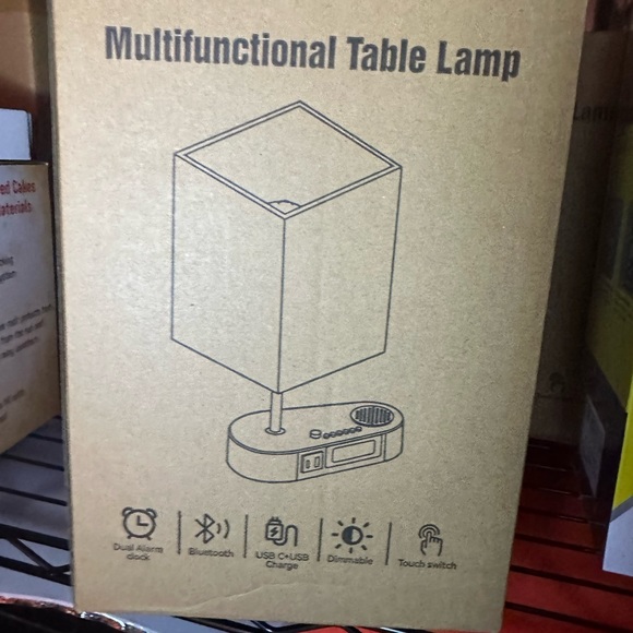 Table Lamps for Bedroom with Bluetooth Alarm Clocks,USB Ports Nightstand - Picture 8 of 9